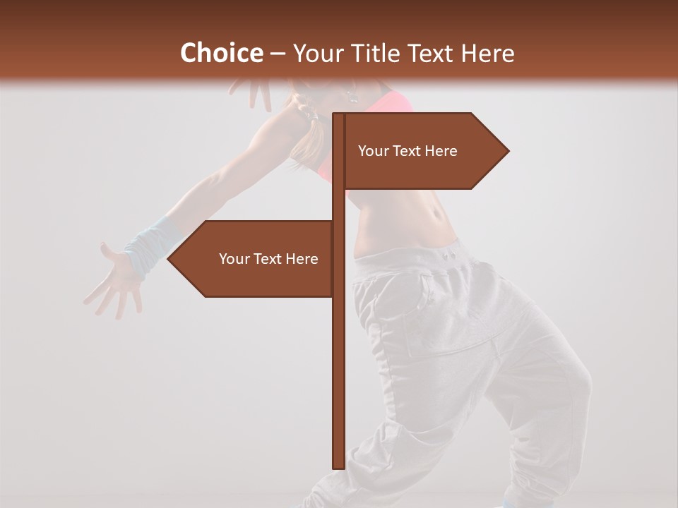 Flexibility Vertical Cool PowerPoint Template