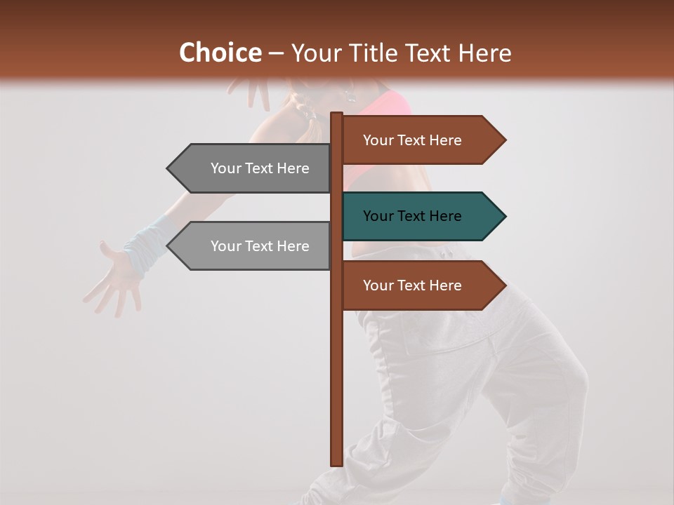 Flexibility Vertical Cool PowerPoint Template