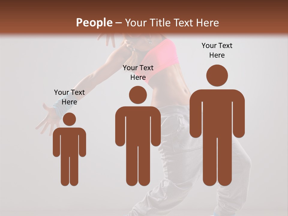 Flexibility Vertical Cool PowerPoint Template