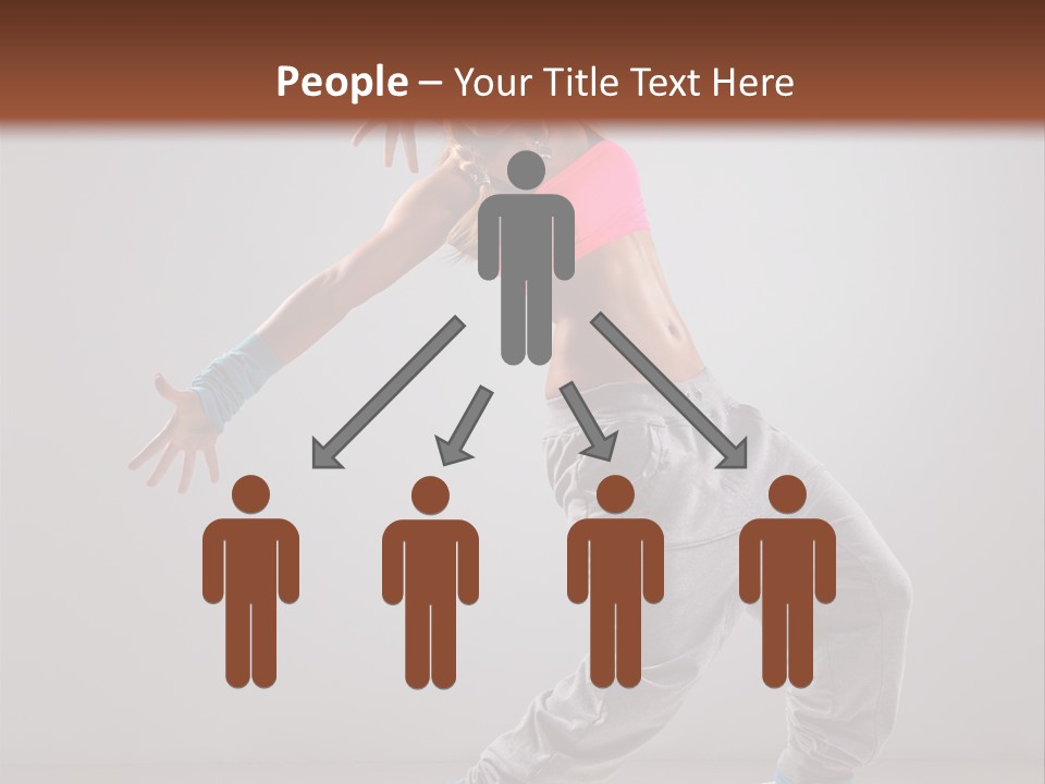 Flexibility Vertical Cool PowerPoint Template