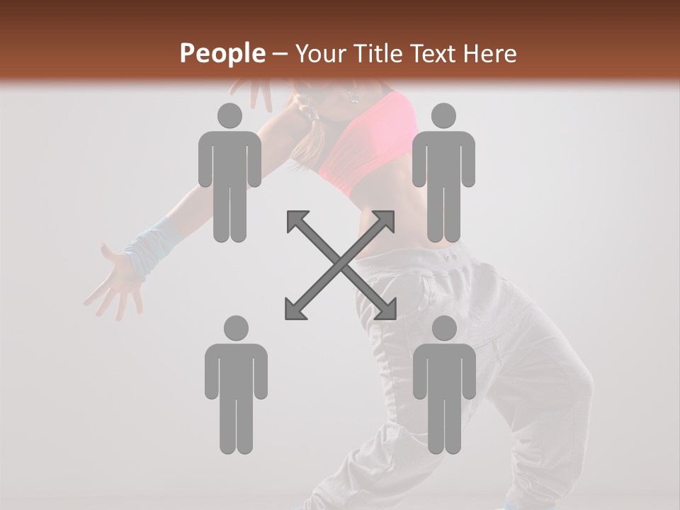 Flexibility Vertical Cool PowerPoint Template