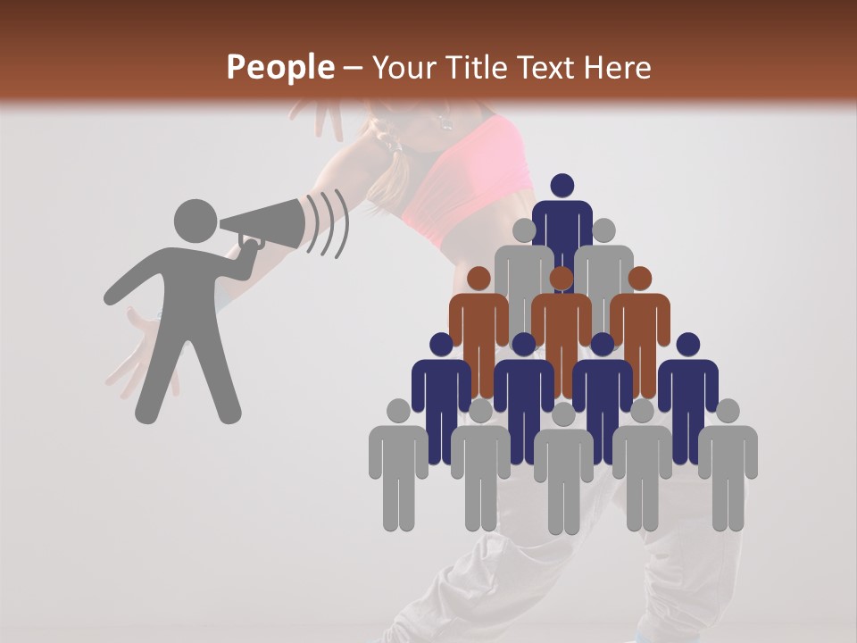 Flexibility Vertical Cool PowerPoint Template