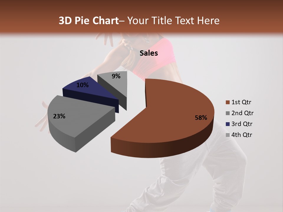 Flexibility Vertical Cool PowerPoint Template