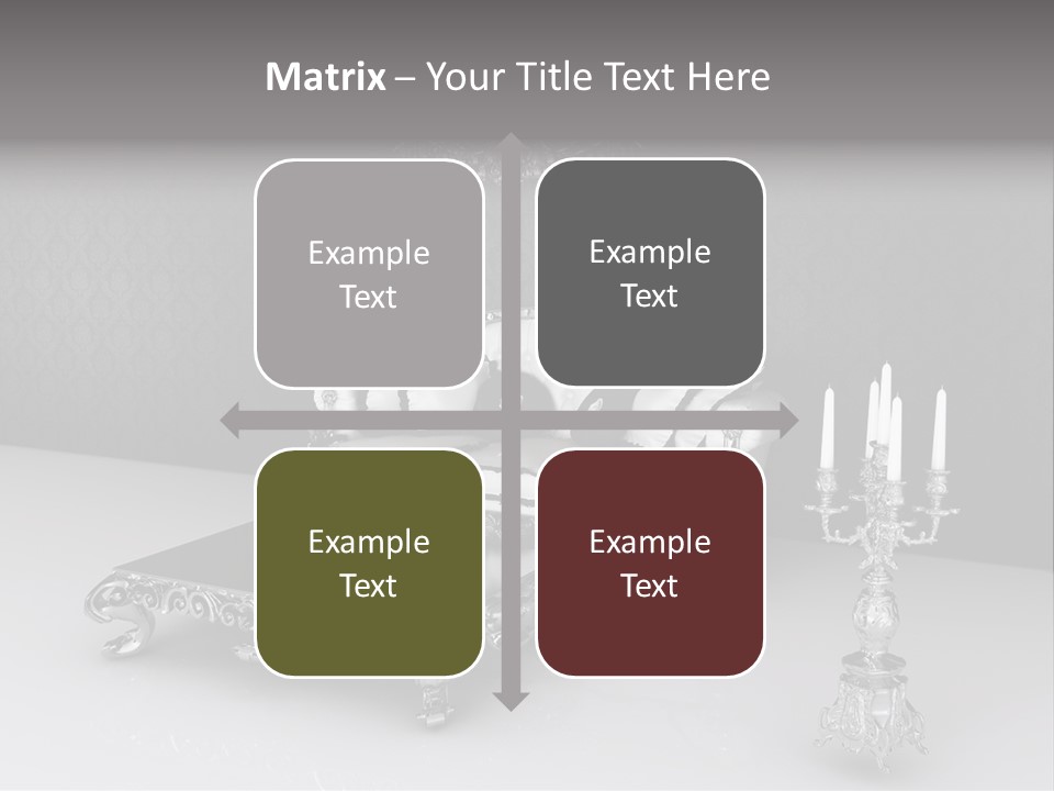 Curl Vintage Cushion PowerPoint Template