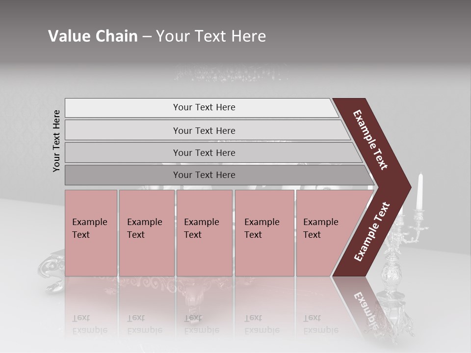 Curl Vintage Cushion PowerPoint Template
