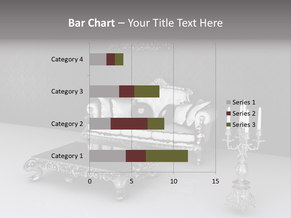 Curl Vintage Cushion PowerPoint Template