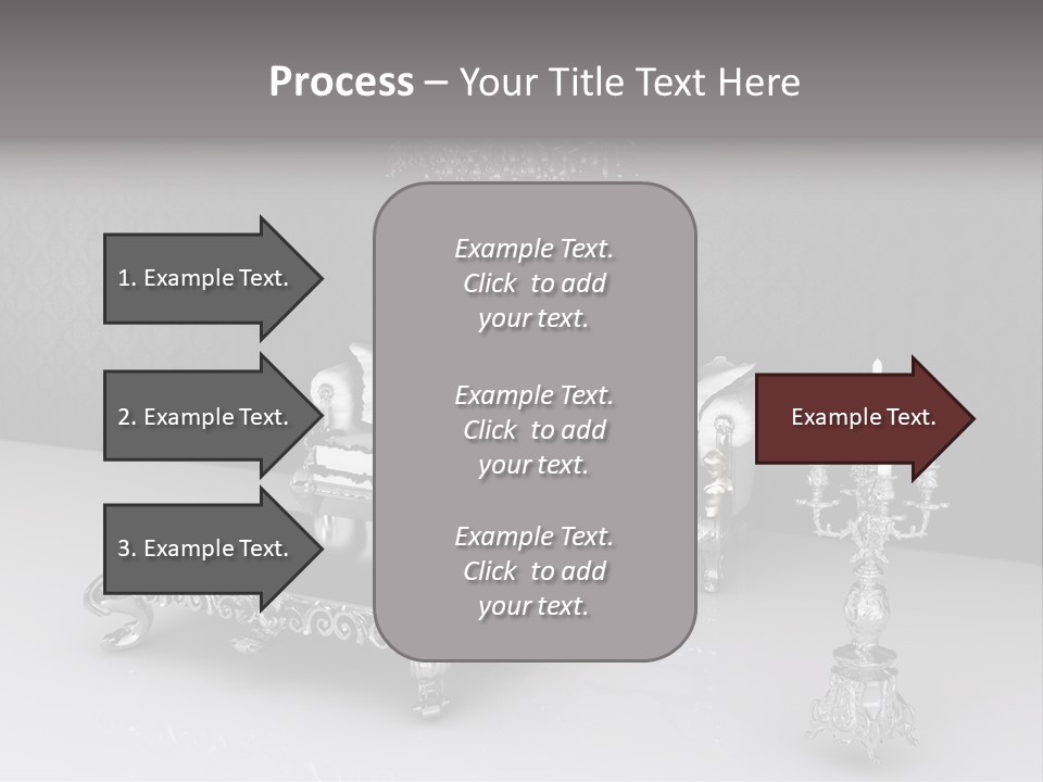 Curl Vintage Cushion PowerPoint Template