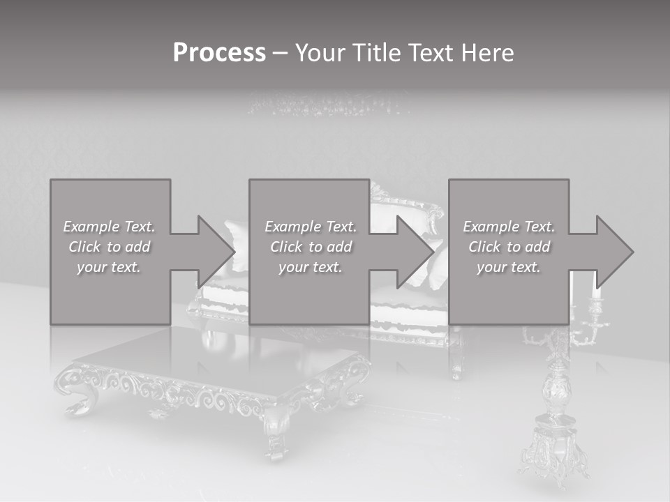 Curl Vintage Cushion PowerPoint Template