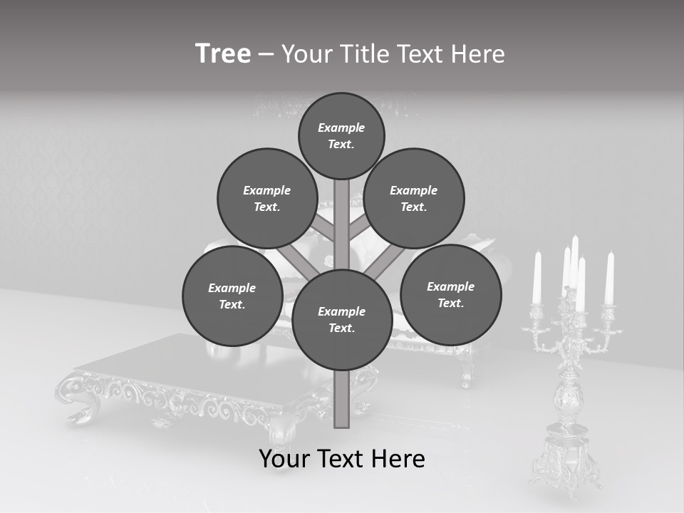 Curl Vintage Cushion PowerPoint Template