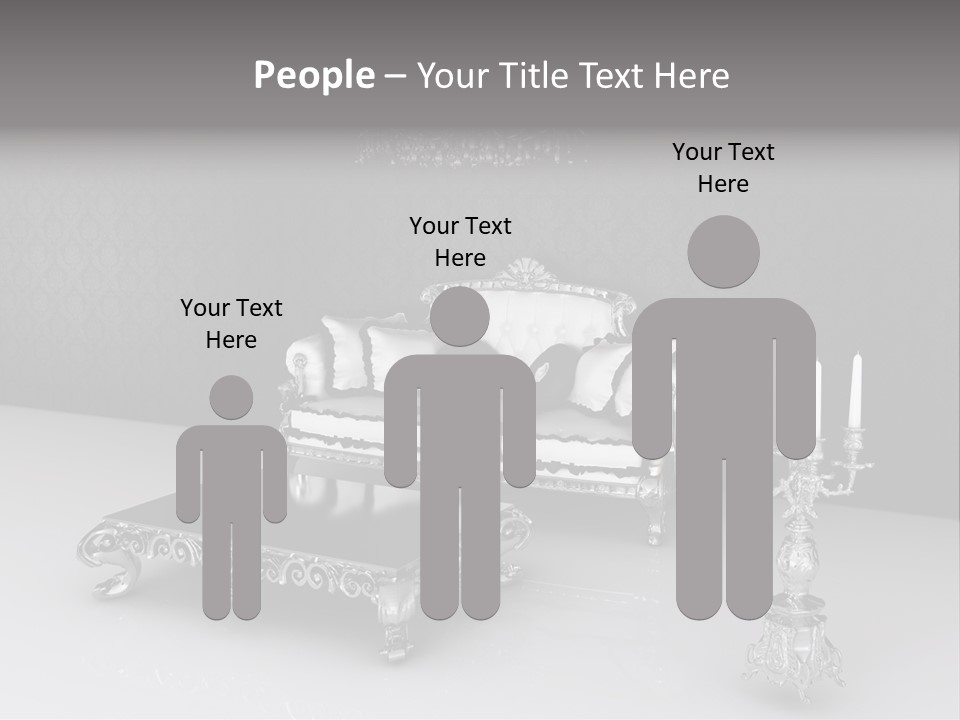 Curl Vintage Cushion PowerPoint Template