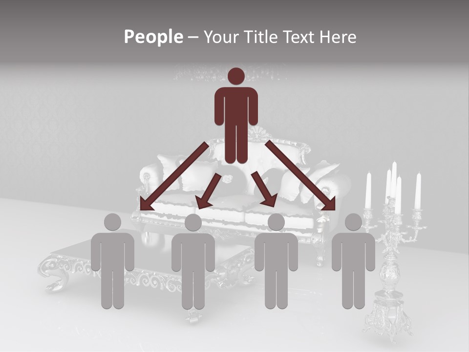 Curl Vintage Cushion PowerPoint Template