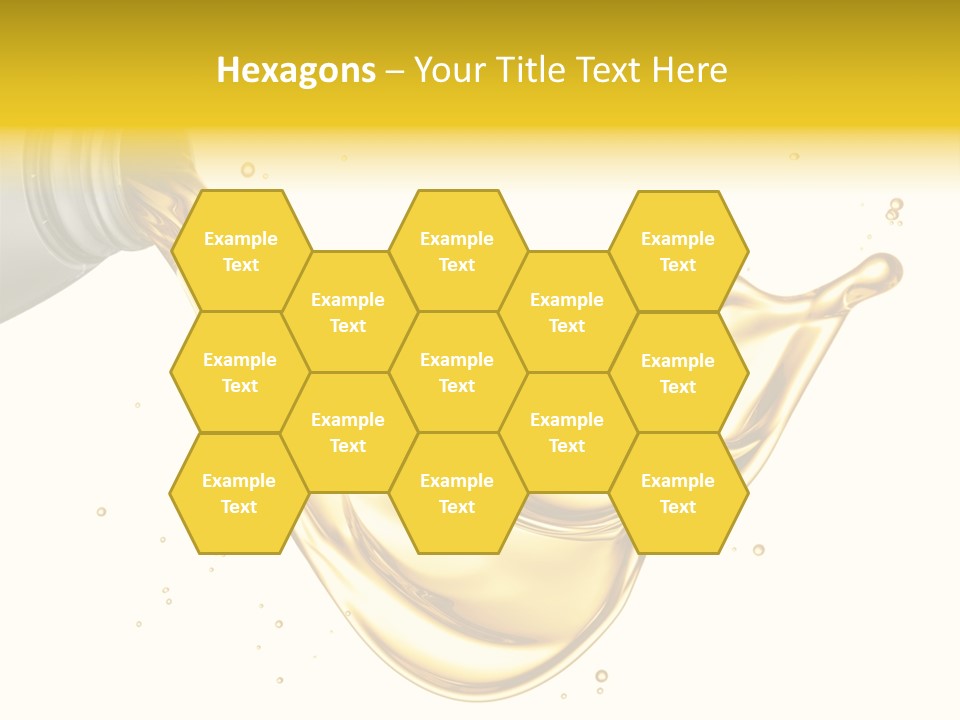 Lubricant Plastic Flowing PowerPoint Template