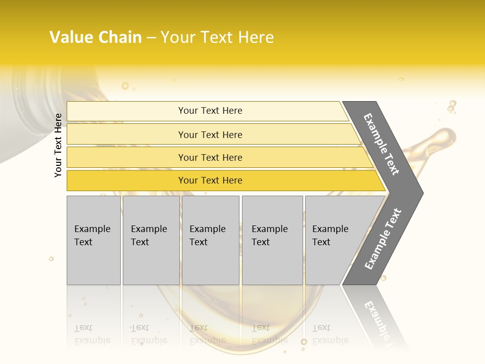 Lubricant Plastic Flowing PowerPoint Template