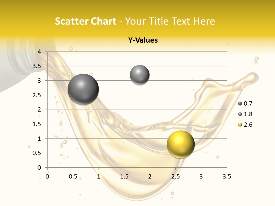 Lubricant Plastic Flowing PowerPoint Template
