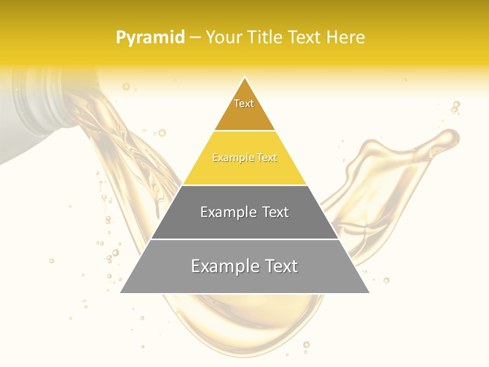 Lubricant Plastic Flowing PowerPoint Template
