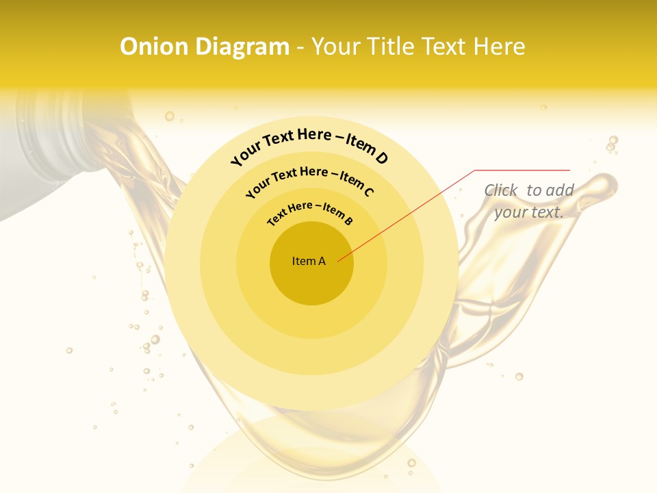 Lubricant Plastic Flowing PowerPoint Template