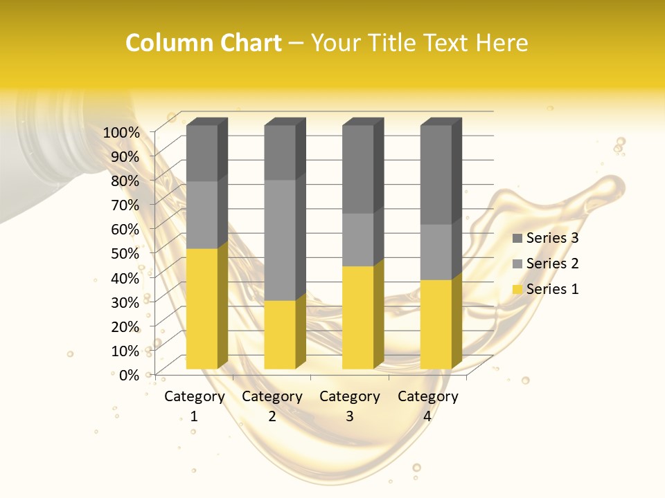 Lubricant Plastic Flowing PowerPoint Template