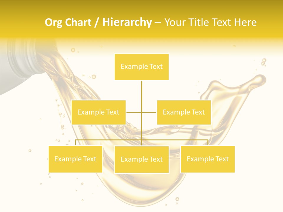 Lubricant Plastic Flowing PowerPoint Template