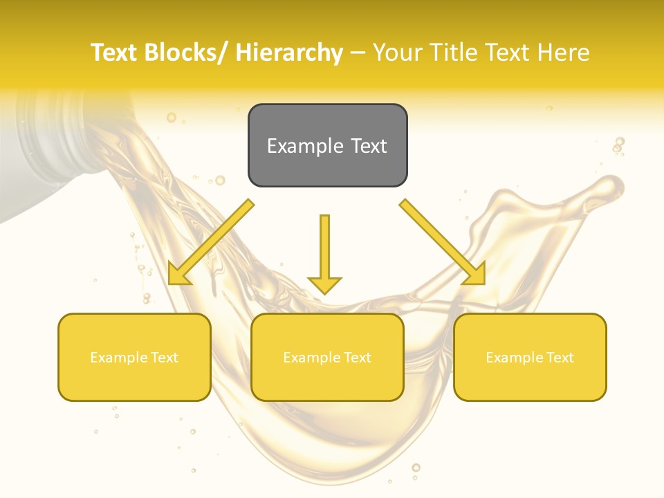 Lubricant Plastic Flowing PowerPoint Template