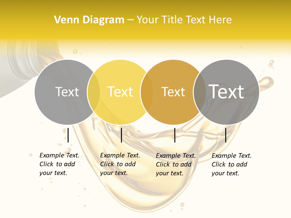 Lubricant Plastic Flowing PowerPoint Template