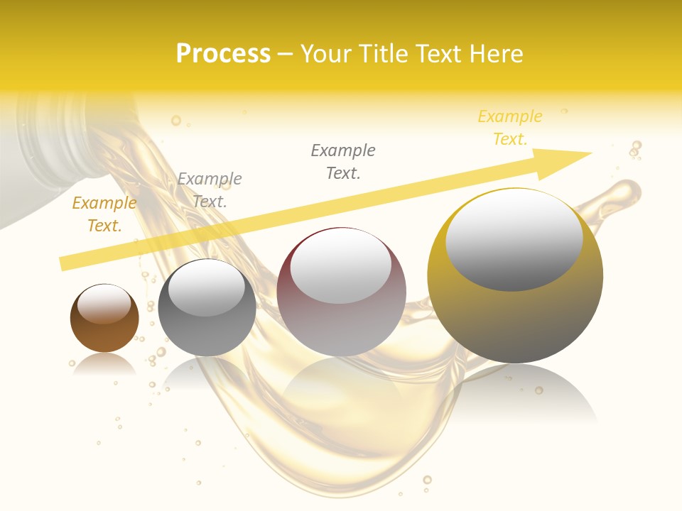 Lubricant Plastic Flowing PowerPoint Template