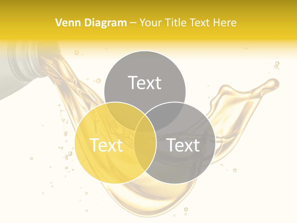Lubricant Plastic Flowing PowerPoint Template