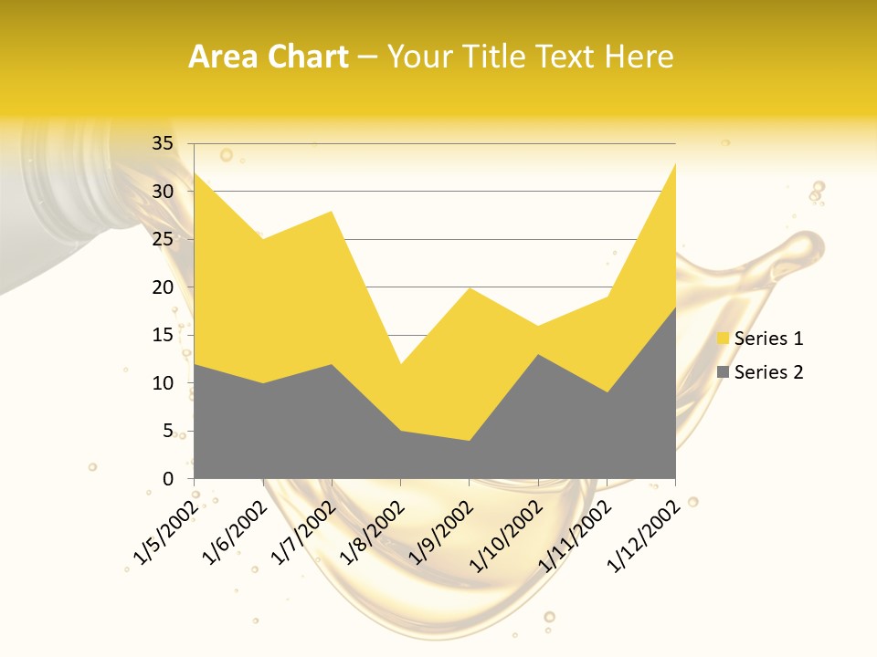 Lubricant Plastic Flowing PowerPoint Template