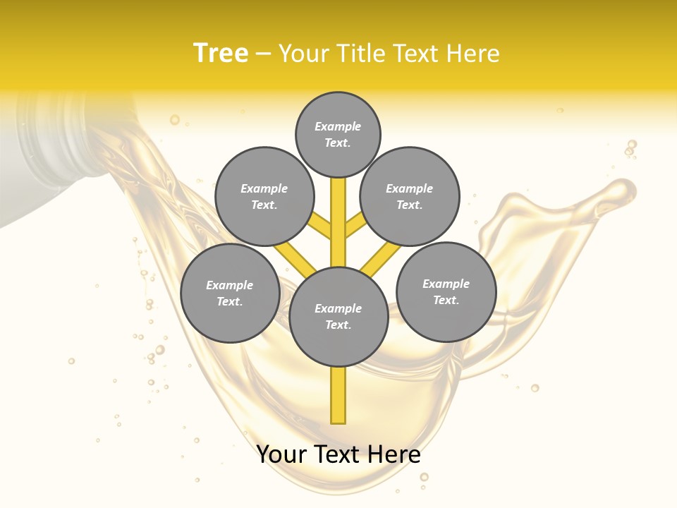 Lubricant Plastic Flowing PowerPoint Template