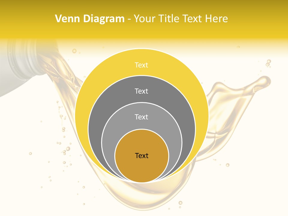 Lubricant Plastic Flowing PowerPoint Template