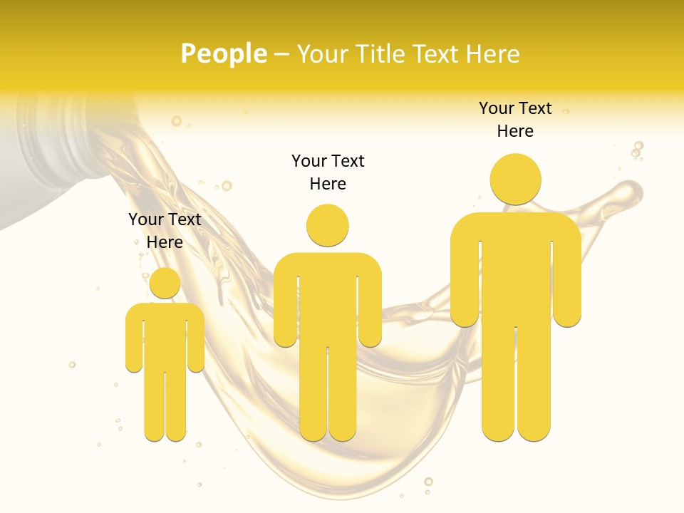 Lubricant Plastic Flowing PowerPoint Template