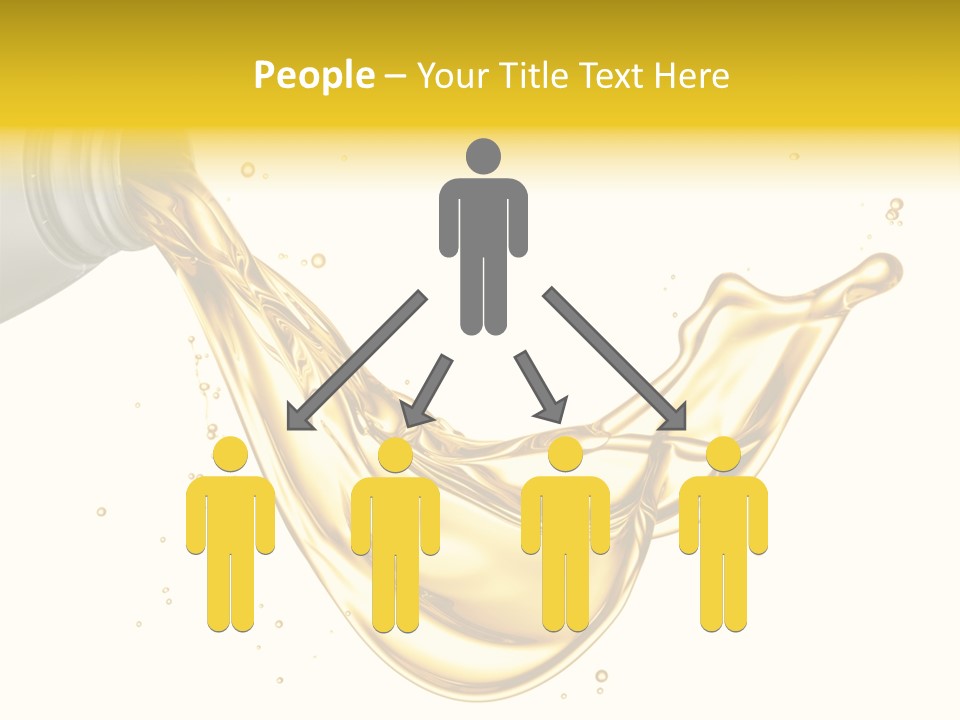 Lubricant Plastic Flowing PowerPoint Template