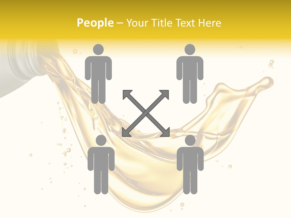 Lubricant Plastic Flowing PowerPoint Template