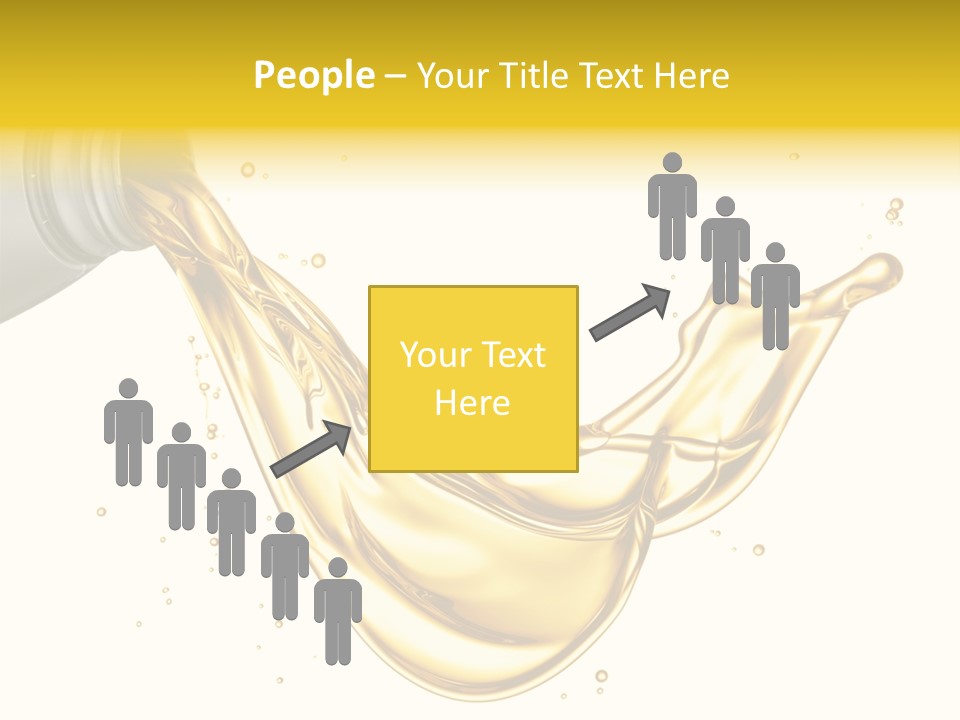 Lubricant Plastic Flowing PowerPoint Template