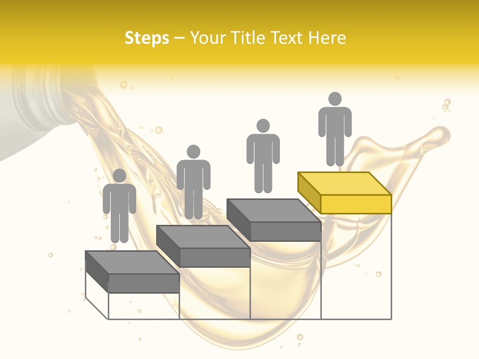 Lubricant Plastic Flowing PowerPoint Template