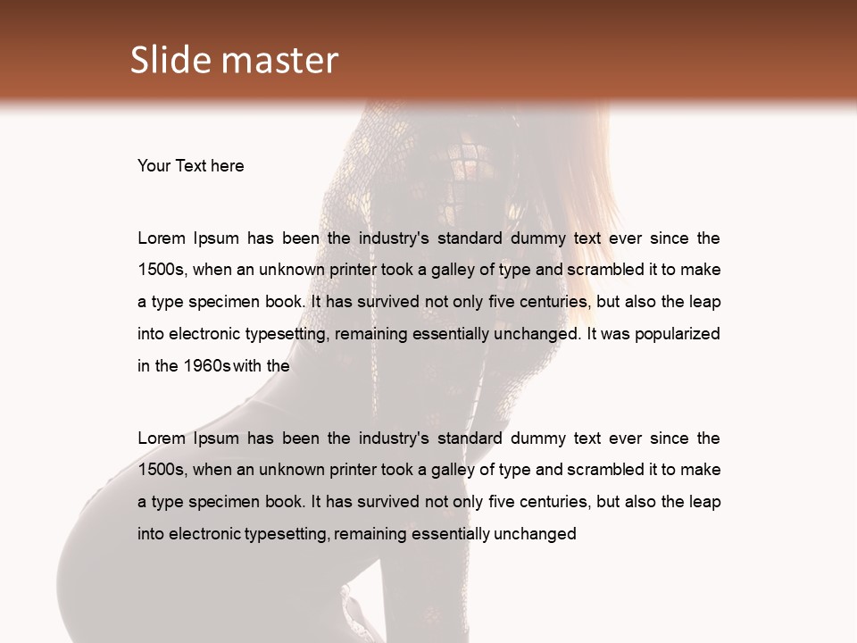 Flirt Attractive Studio PowerPoint Template