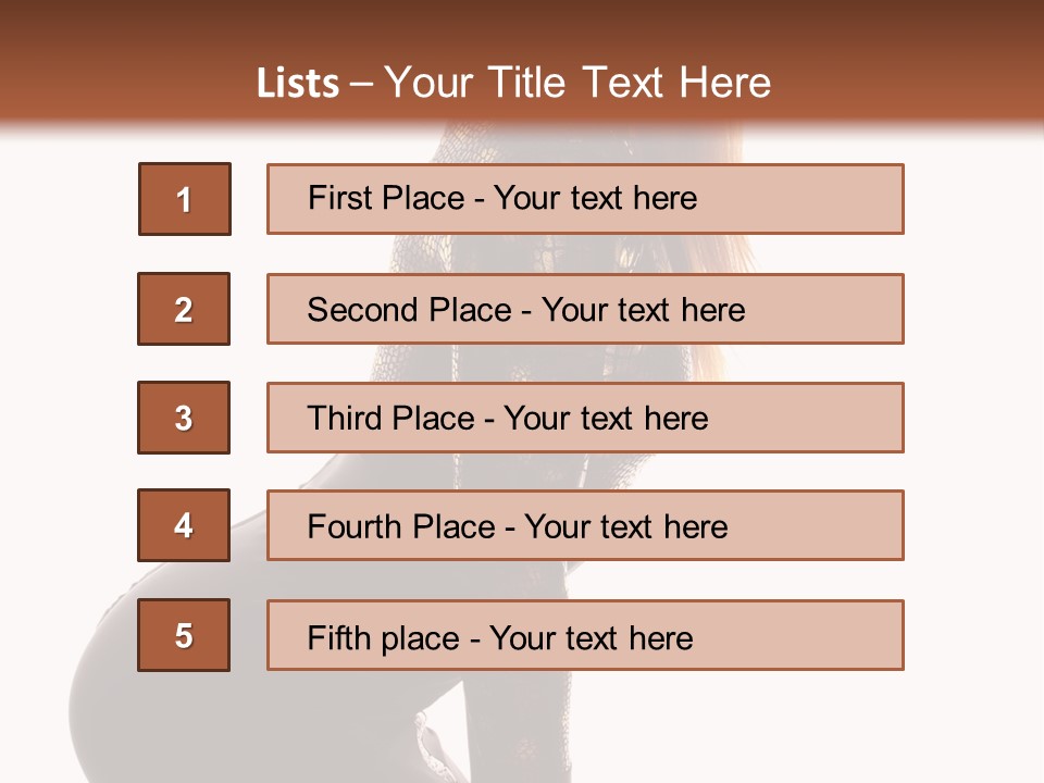Flirt Attractive Studio PowerPoint Template