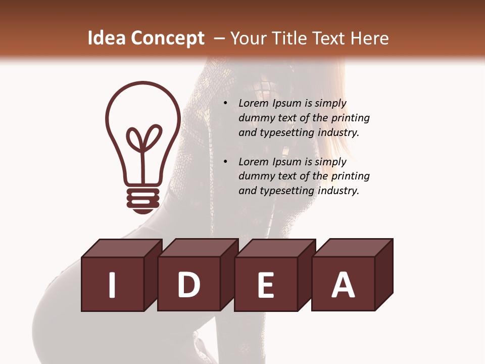 Flirt Attractive Studio PowerPoint Template