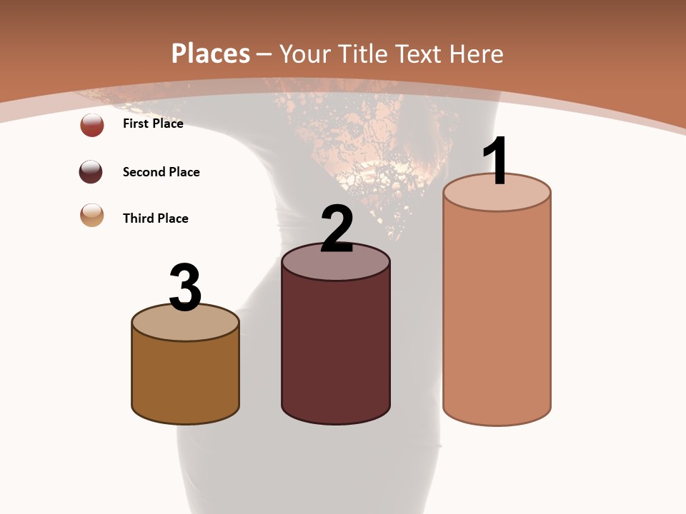 Wearing Background Sensual PowerPoint Template