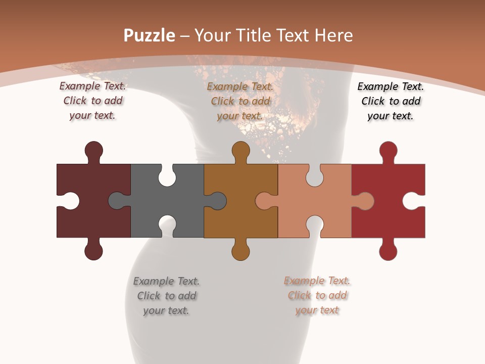 Wearing Background Sensual PowerPoint Template