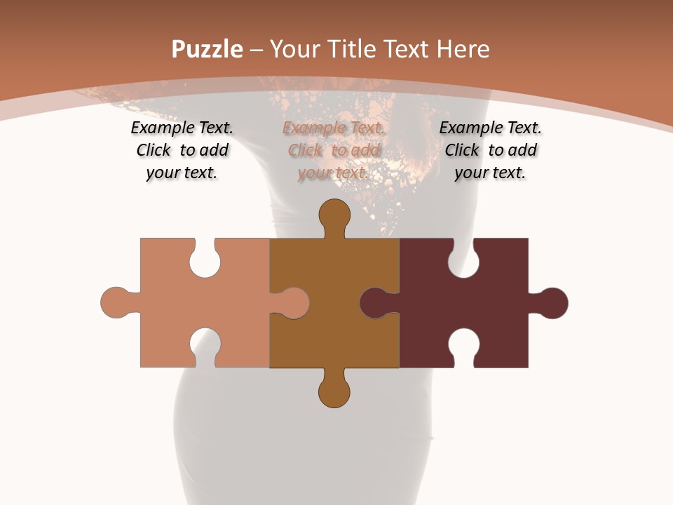 Wearing Background Sensual PowerPoint Template