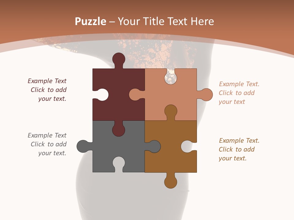 Wearing Background Sensual PowerPoint Template