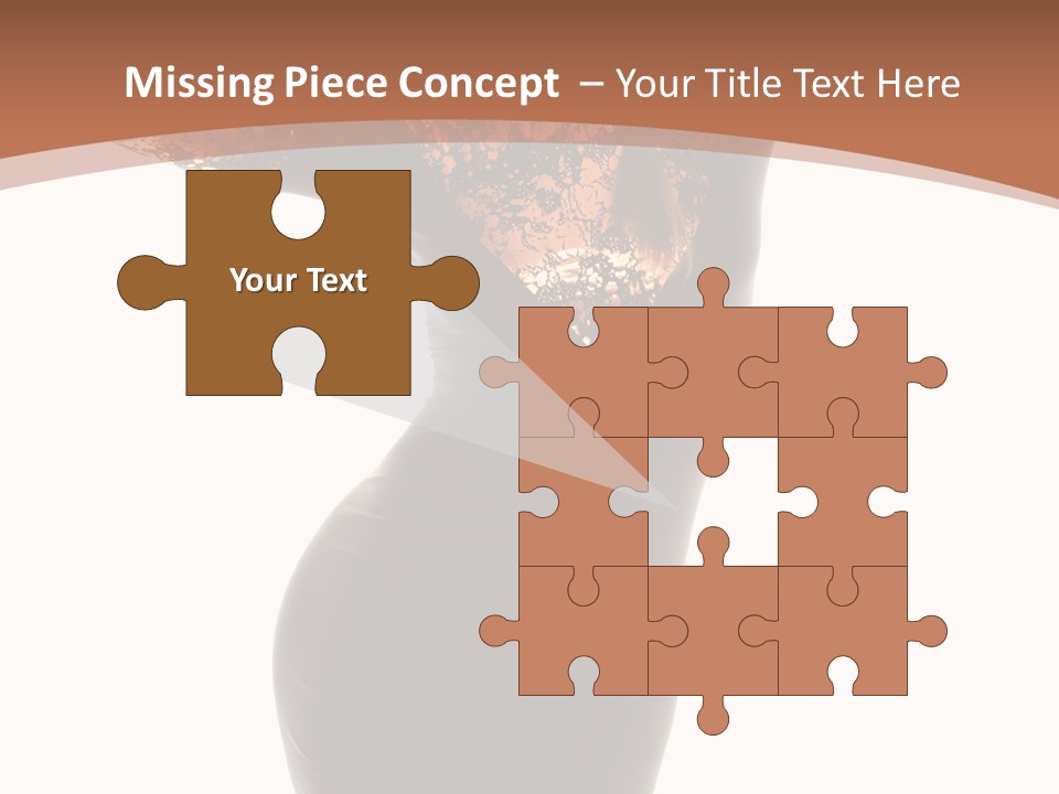 Wearing Background Sensual PowerPoint Template