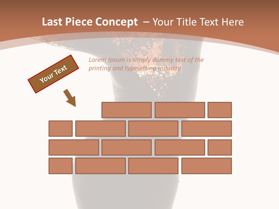 Wearing Background Sensual PowerPoint Template