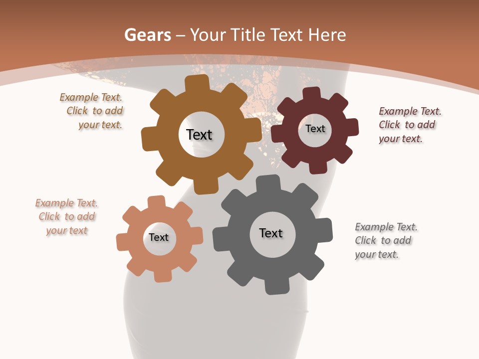 Wearing Background Sensual PowerPoint Template