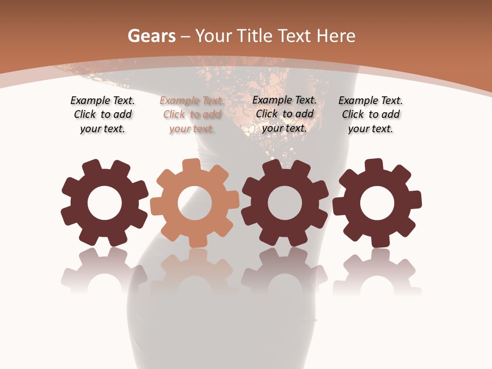 Wearing Background Sensual PowerPoint Template