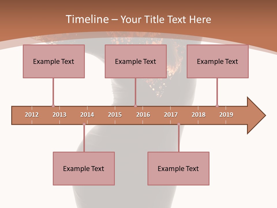 Wearing Background Sensual PowerPoint Template