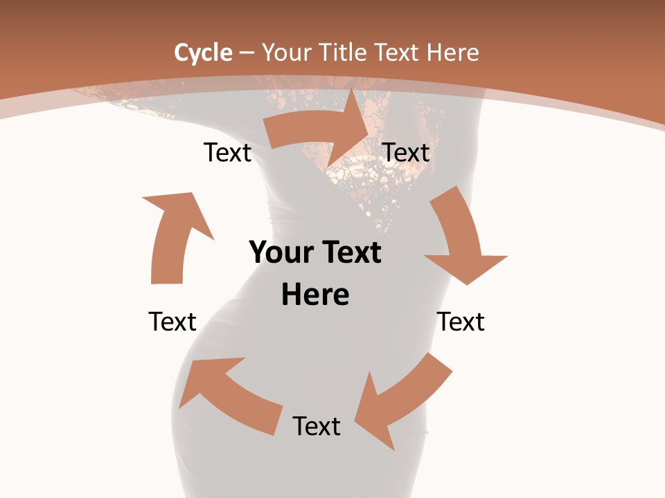 Wearing Background Sensual PowerPoint Template