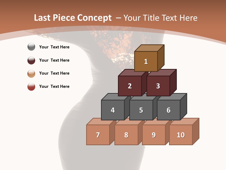 Wearing Background Sensual PowerPoint Template