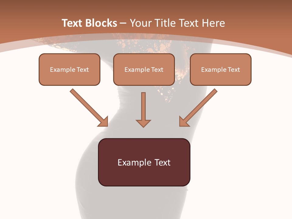 Wearing Background Sensual PowerPoint Template