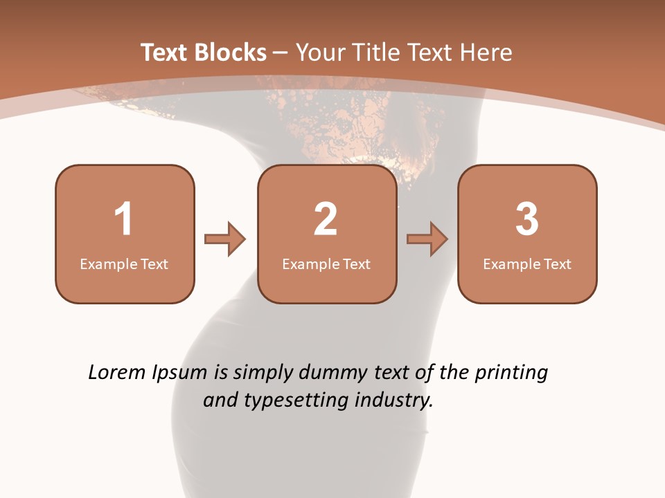 Wearing Background Sensual PowerPoint Template